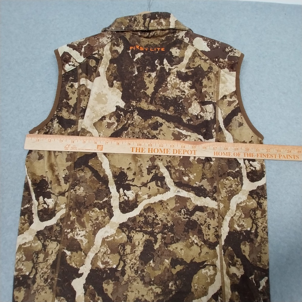 First Lite Sawtooth Hybrid Vest Large Cipher Camoflauge Hunting Outdoors Wool - Picture 10 of 12